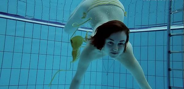  Lada Poleshuk underwater show big tits short hair